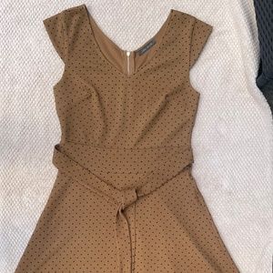 Polka dot Fit to flare dress